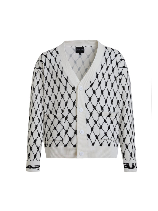 Keffiyeh Cardigan