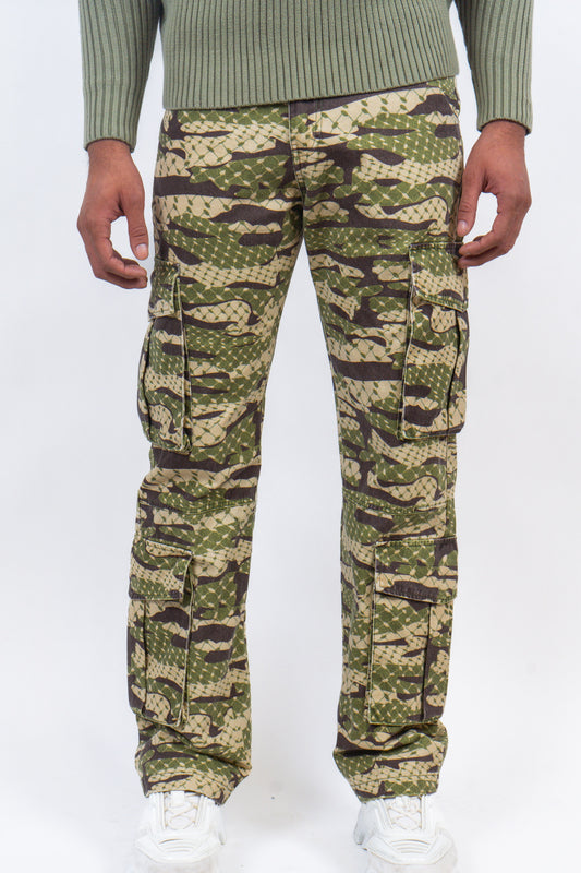 Keffiyeh Camo Cargos