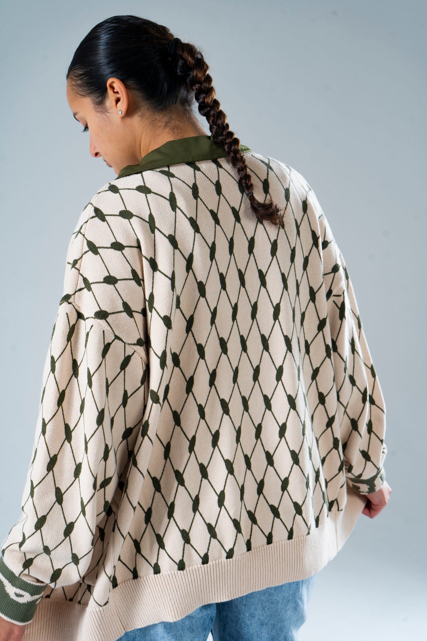 Keffiyeh Cardigan