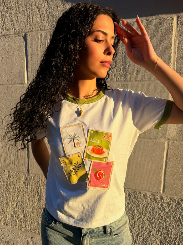 Kanafa Cups Stamp Baby Tee