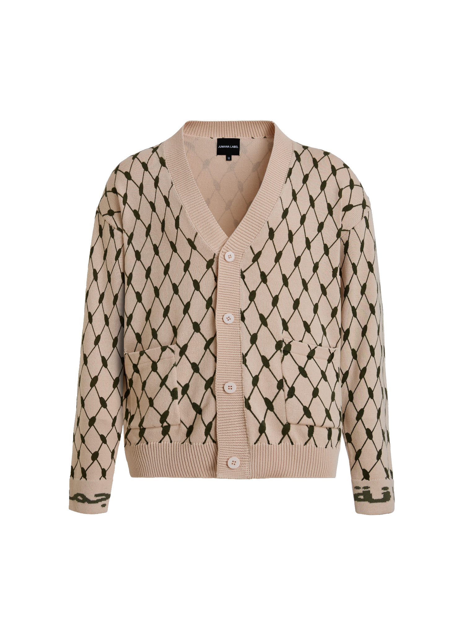 Keffiyeh Cardigan – JUMANA LABEL