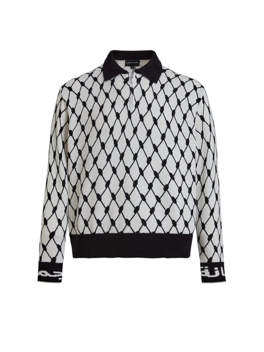 Keffiyeh Quarter Zip