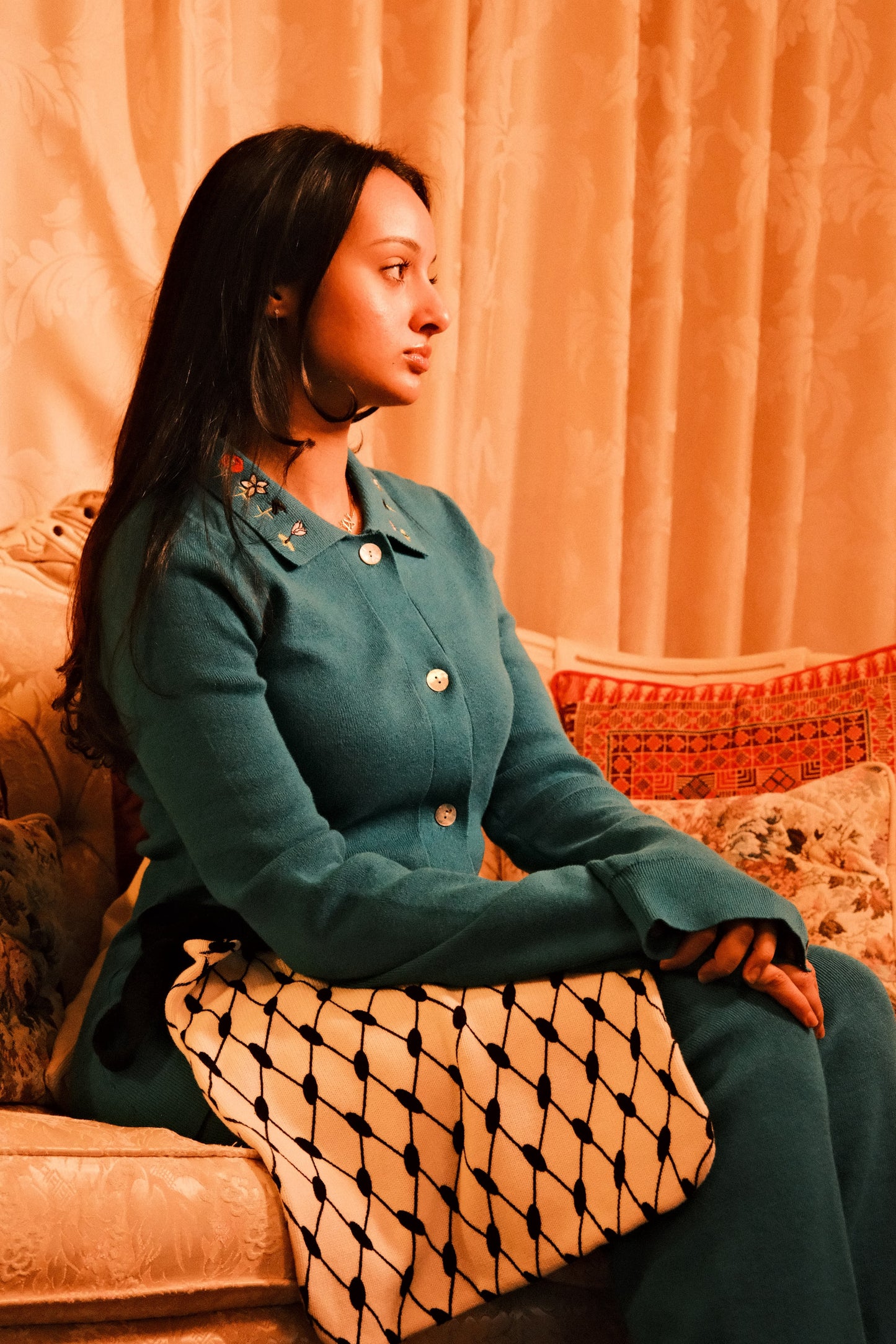 Button Front Knitted Top