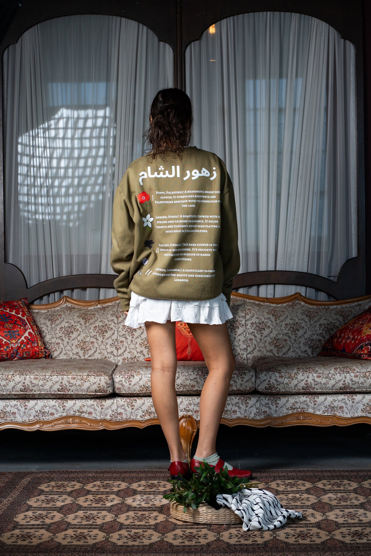 Flowers Of The Levant Crewneck