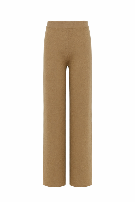 Straight Leg Knitted Trousers