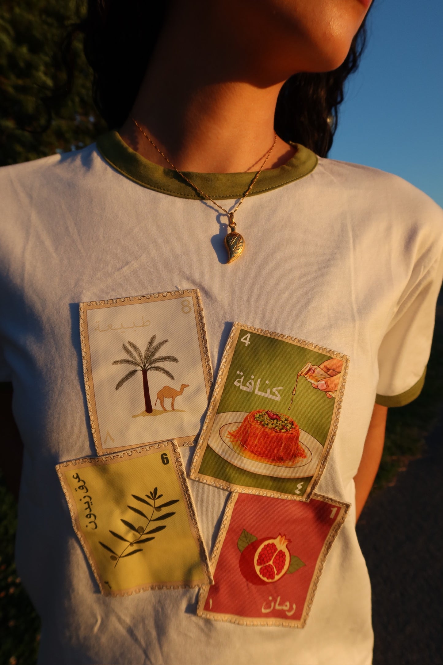 Kanafa Cups Stamp Baby Tee