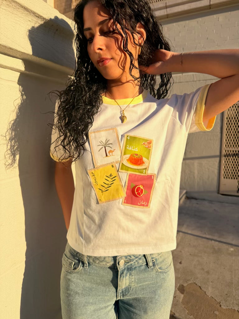 Kanafa Cups Stamp Baby Tee